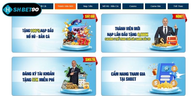 Sự kiện ưu đãi chào mừng thành viên mới với nhiều phần thưởng giá trị 