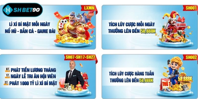 Ưu đãi độc quyền dành riêng cho game thủ cá cược tại sảnh Nổ Hũ, Bắn Cá 