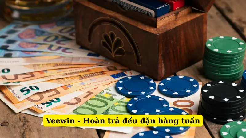 Veewin - Hoàn trả đều đặn hàng tuần